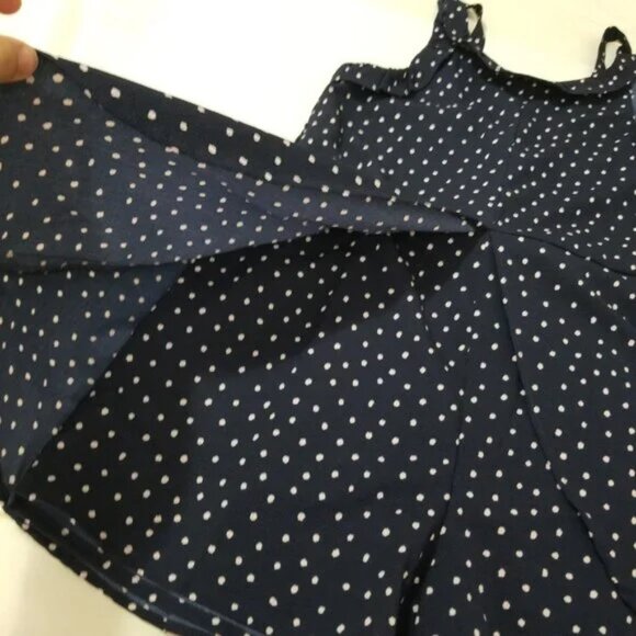 NWT Pippa & Julie Navy Polka dot romper size 10 (F16) - Picture 3 of 11